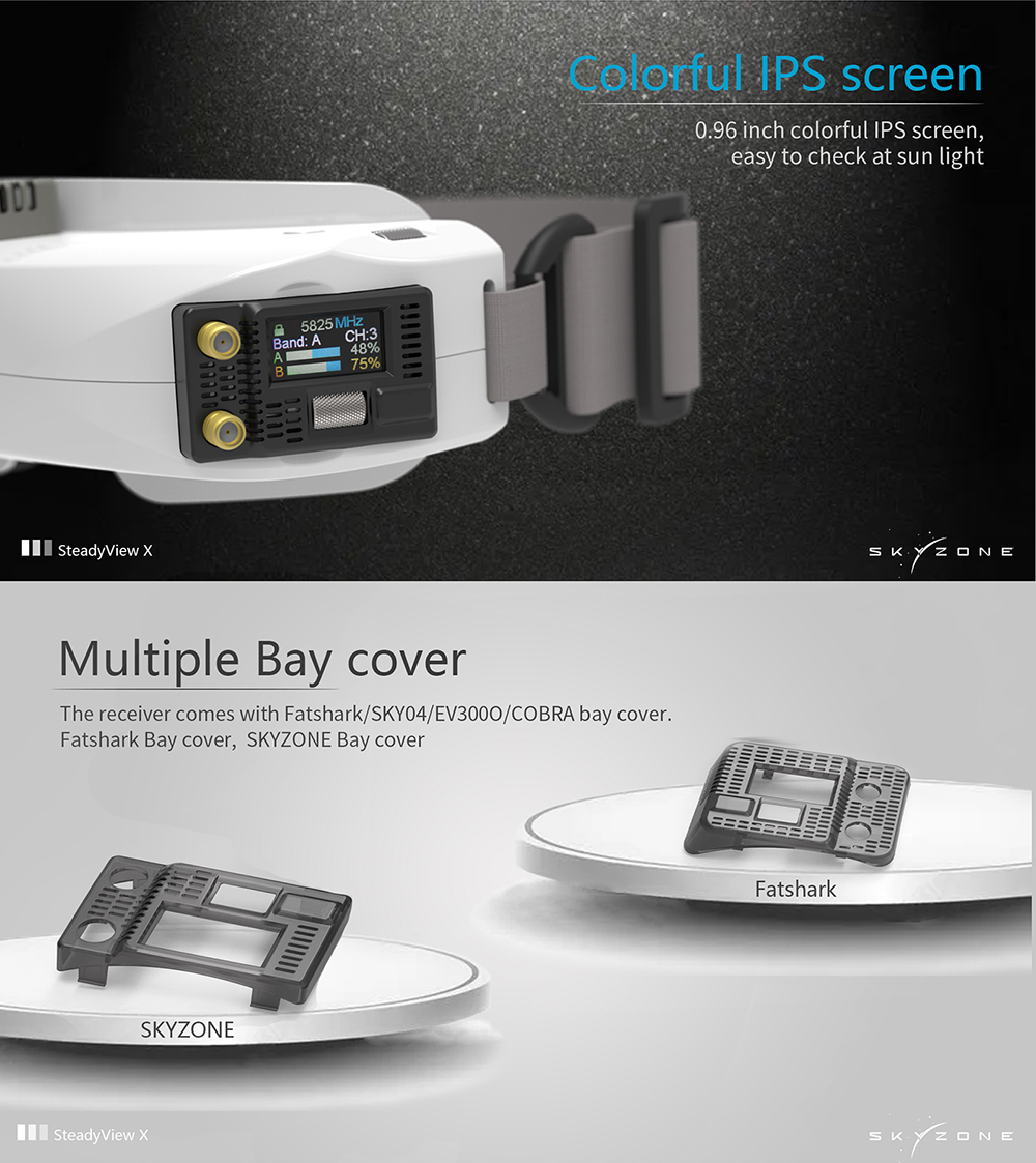 SKYZONE Steadyview X 5/5.8G Re - Skyzone Steadyview X Receiver Module recension och pris